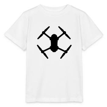 Drohne - Stanley/Stella Kinder T-Shirt MINI CREATOR  - Weiß - Vorne - Maike (125cm)