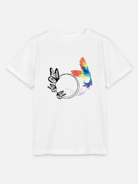 Vogel - Stanley/Stella Kinder T-Shirt MINI CREATOR  - Weiß