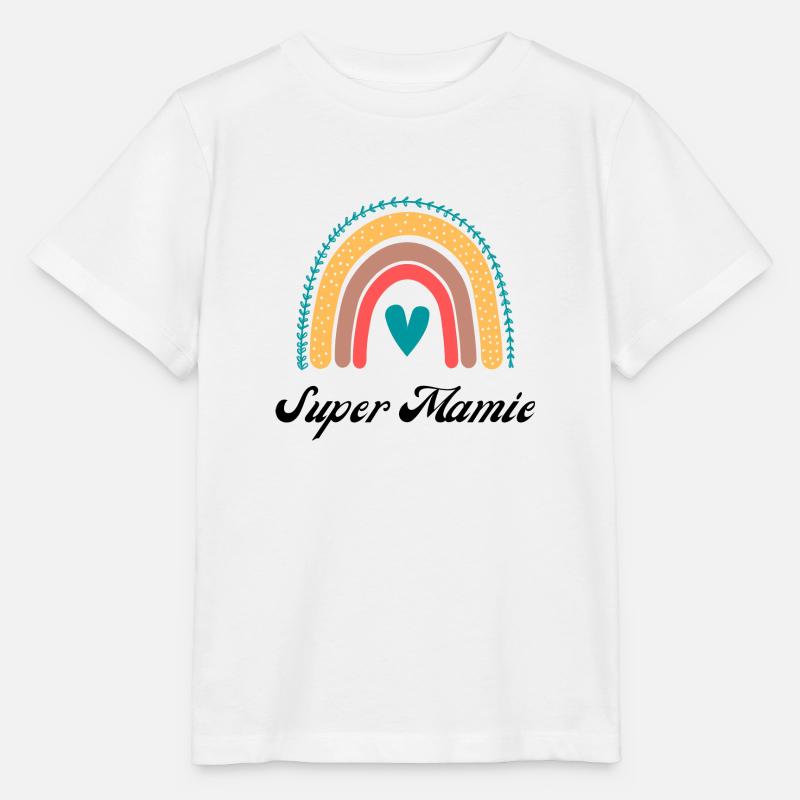 Super mamie - T-shirt bio MINI CREATOR Stanley/Stella Enfant - blanc