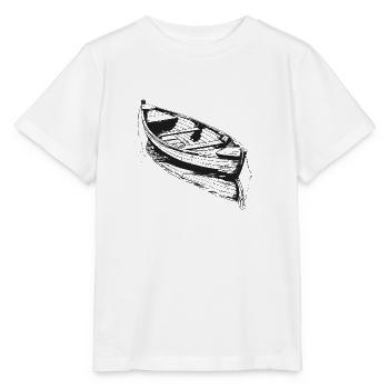 Boot - Stanley/Stella Kinder T-Shirt MINI CREATOR  - Weiß - Vorne - Maike (125cm)