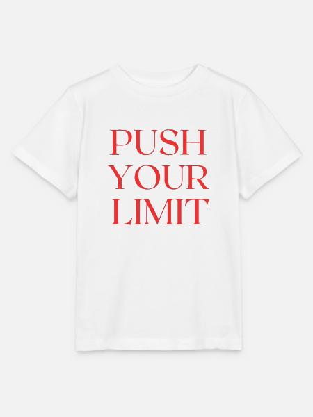 Push your limit - Stanley/Stella Kinder T-Shirt MINI CREATOR - Weiß