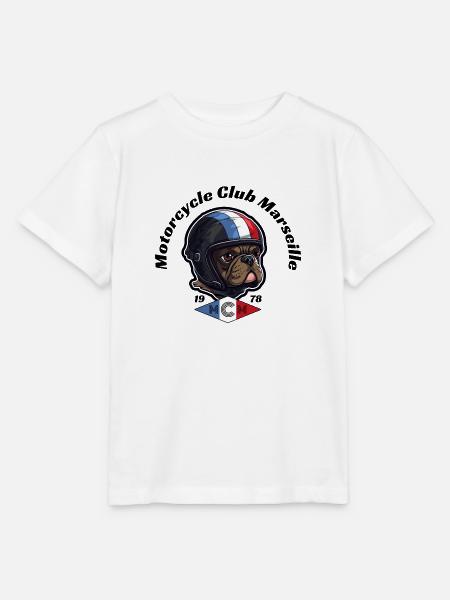 French Motor Bully - Stanley/Stella Kinder T-Shirt MINI CREATOR - Weiß
