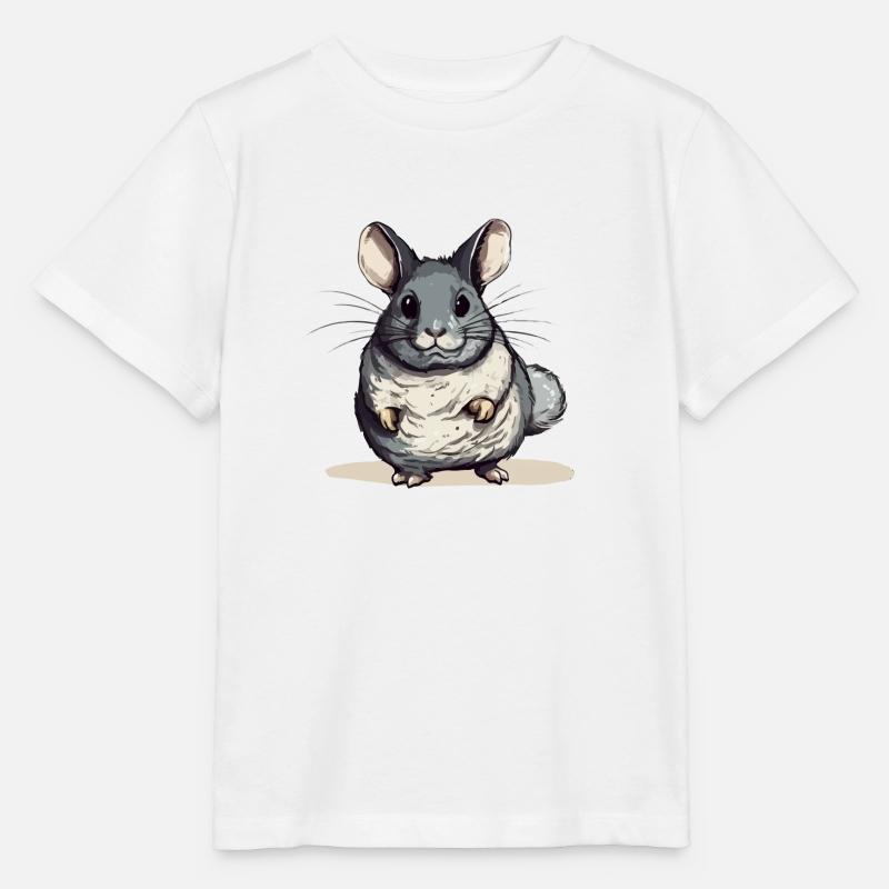 Mikai das Chinchilla - Stanley/Stella Kinder T-Shirt MINI CREATOR  - Weiß