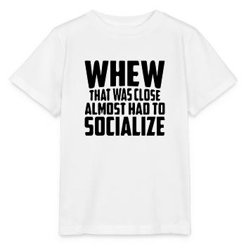 when it was close almost had to be socialized - Stanley/Stella MINI CREATOR Kids’ T-Shirt - white - Front - Maike (125cm)