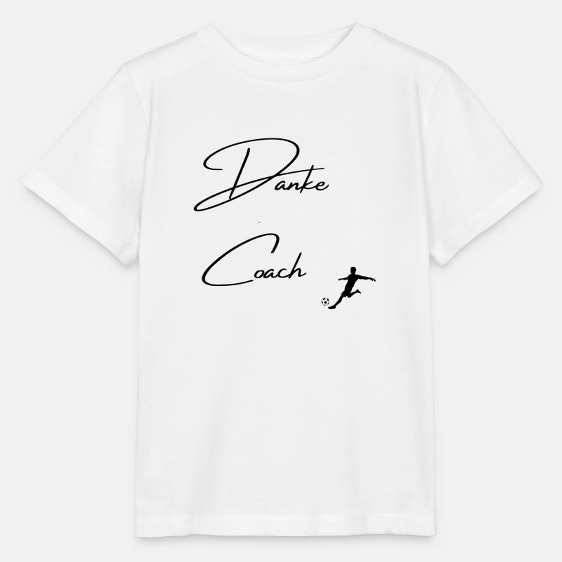 Danke Coach - Stanley/Stella Kinder T-Shirt MINI CREATOR  - Weiß