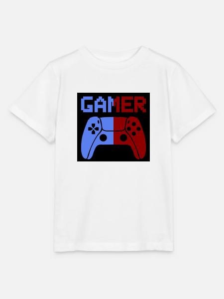 gamer controller - Stanley/Stella Kinder T-Shirt MINI CREATOR  - Weiß