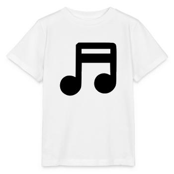Musiknote - Stanley/Stella Kinder T-Shirt MINI CREATOR  - Weiß - Vorne - Maike (125cm)