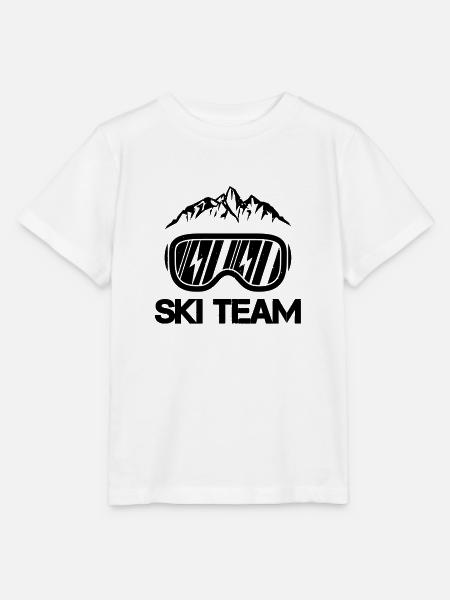 ski team - Stanley/Stella Kinder T-Shirt MINI CREATOR - Weiß