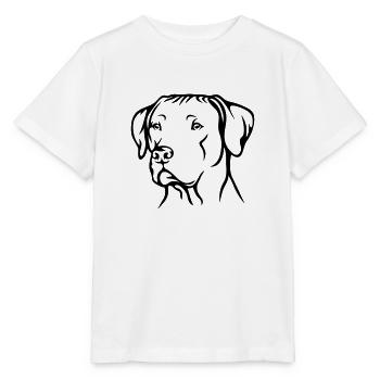 Rhodesian Ridgeback - Stanley/Stella Kinder T-Shirt MINI CREATOR  - Weiß - Vorne - Maike (125cm)