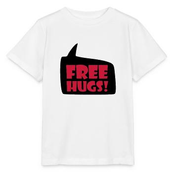 free hugs - Stanley/Stella Kinder T-Shirt MINI CREATOR  - Weiß - Vorne - Maike (125cm)