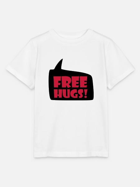 free hugs - Stanley/Stella Kinder T-Shirt MINI CREATOR - Weiß