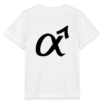 Alpha mâles 2 - T-shirt bio MINI CREATOR Stanley/Stella Enfant - blanc - Devant - Maike (125cm)