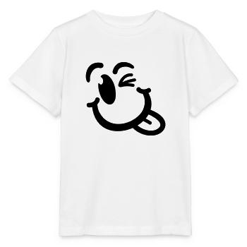 smiley_2_f1_ - Stanley/Stella Kinder T-Shirt MINI CREATOR  - Weiß - Vorne - Maike (125cm)