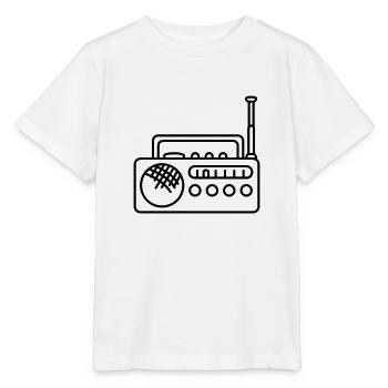 Radio - Stanley/Stella Kinder T-Shirt MINI CREATOR  - Weiß - Vorne - Maike (125cm)