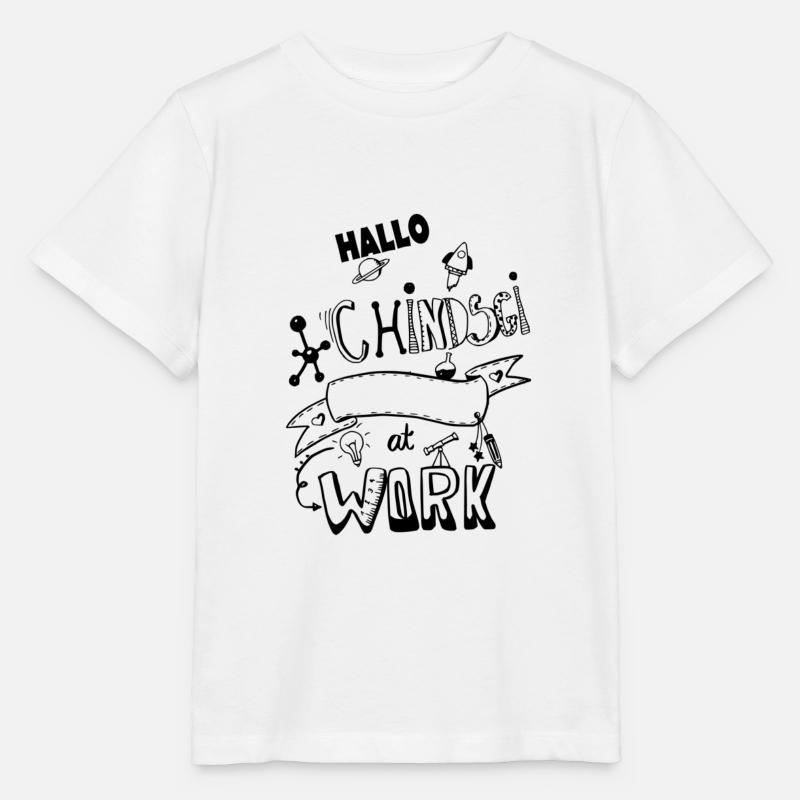 CHINDSGI Kindergarten Schweiz - Stanley/Stella Kinder T-Shirt MINI CREATOR  - Weiß