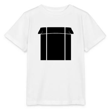 carton emballage caisse paquet proviant cadeau bo - T-shirt bio MINI CREATOR Stanley/Stella Enfant - blanc - Devant - Maike (125cm)