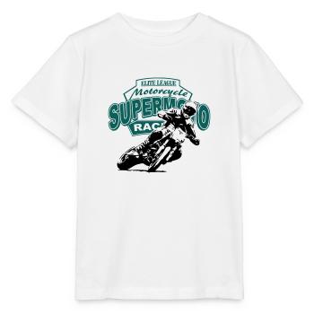 Supermoto Racing - Stanley/Stella Kinder T-Shirt MINI CREATOR  - Weiß - Vorne - Maike (125cm)