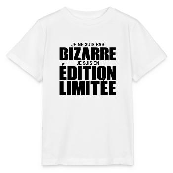 je ne suis pas bizarre je suis en édition limitée - T-shirt bio MINI CREATOR Stanley/Stella Enfant - blanc - Devant - Maike (125cm)