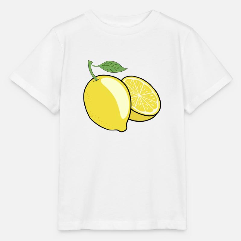 Zitrone - Stanley/Stella Kinder T-Shirt MINI CREATOR  - Weiß