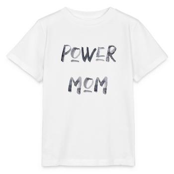 power maman maman maman maman enfants parents police - T-shirt bio MINI CREATOR Stanley/Stella Enfant - blanc - Devant - Maike (125cm)