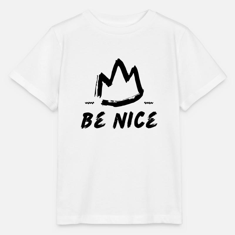 sei Nett - Stanley/Stella Kinder T-Shirt MINI CREATOR  - Weiß