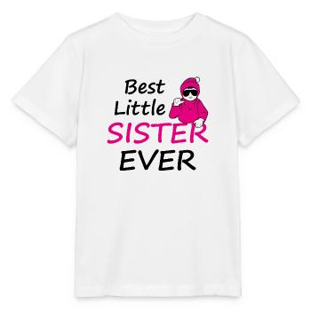 Meilleure petite sœur de tous les temps - T-shirt bio MINI CREATOR Stanley/Stella Enfant - blanc - Devant - Maike (125cm)
