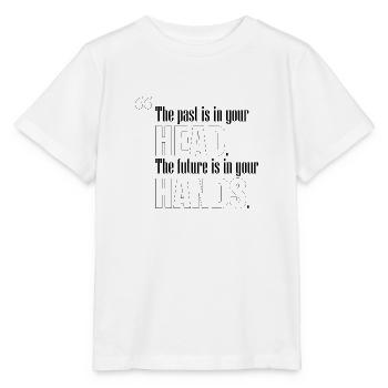 The past & The future - Stanley/Stella MINI CREATOR Kids’ T-Shirt - white - Front - Maike (125cm)