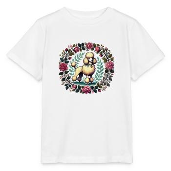 Pudel - Stanley/Stella Kinder T-Shirt MINI CREATOR  - Weiß - Vorne - Maike (125cm)