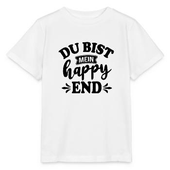 Du bist mein Happy End - Stanley/Stella Kinder T-Shirt MINI CREATOR  - Weiß - Vorne - Maike (125cm)