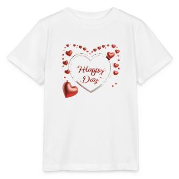 VALENTEN 2025 - T-shirt bio MINI CREATOR Stanley/Stella Enfant - blanc - Devant - Maike (125cm)