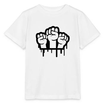 Revolution Graffiti - Stanley/Stella Kinder T-Shirt MINI CREATOR  - Weiß - Vorne - Maike (125cm)