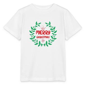 Frohe Weihnachten - humorvolle Atmosphäre - Stanley/Stella Kinder T-Shirt MINI CREATOR  - Weiß - Vorne - Maike (125cm)