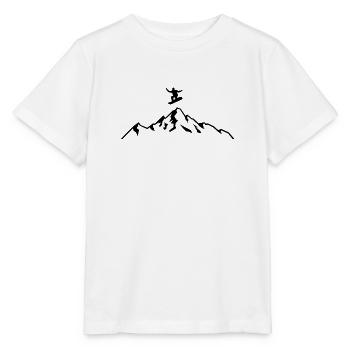 Snowboard, Halfpipe, Wintersport, Skiurlaub - Stanley/Stella Kinder T-Shirt MINI CREATOR  - Weiß - Vorne - Maike (125cm)