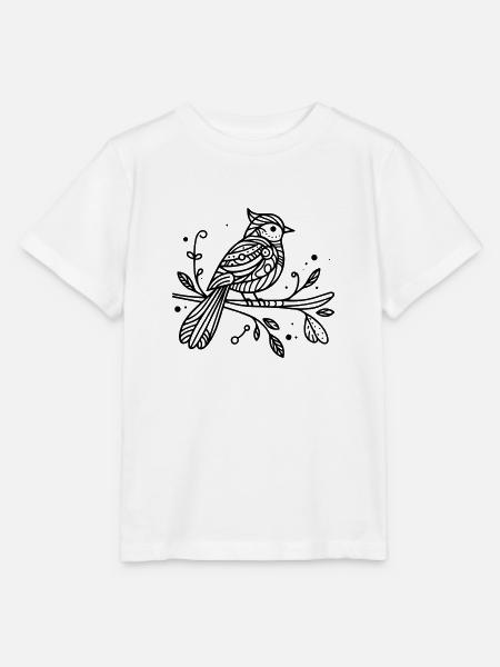 Vogel - Stanley/Stella Kinder T-Shirt MINI CREATOR - Weiß