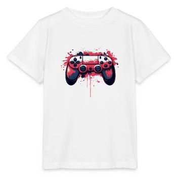 Manettes de jeux vidéo pour les joueurs - T-shirt bio MINI CREATOR Stanley/Stella Enfant - blanc - Devant - Maike (125cm)