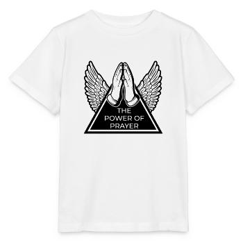 Die Kraft des Gebets - Stanley/Stella Kinder T-Shirt MINI CREATOR  - Weiß - Vorne - Maike (125cm)