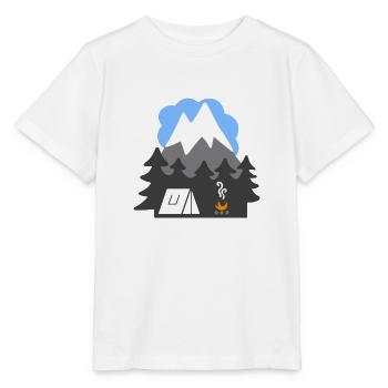 NATURE TENTES MONTAGNE HEAVEN - T-shirt bio MINI CREATOR Stanley/Stella Enfant - blanc - Devant - Maike (125cm)