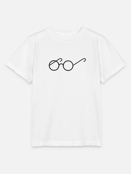 einzelne runde Lesebrille - Stanley/Stella Kinder T-Shirt MINI CREATOR - Weiß