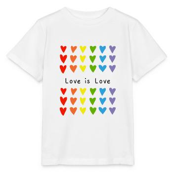 L’amour est amour - T-shirt bio MINI CREATOR Stanley/Stella Enfant - blanc - Devant - Maike (125cm)