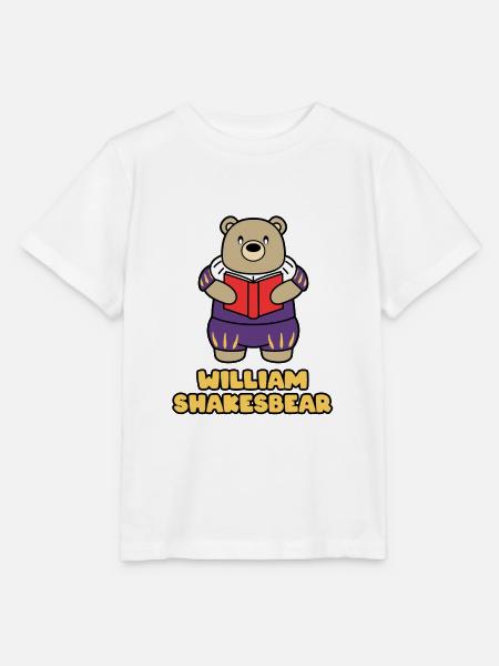WILLIAM SHAKESBEAR - Stanley/Stella Kinder T-Shirt MINI CREATOR - Weiß