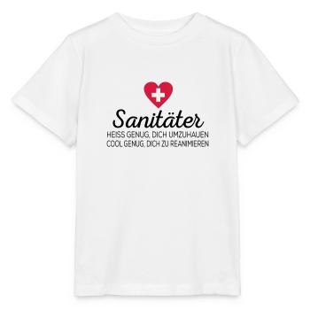 ambulanciers - T-shirt bio MINI CREATOR Stanley/Stella Enfant - blanc - Devant - Maike (125cm)