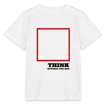 Think outside of the box - Stanley/Stella MINI CREATOR Kids’ T-Shirt - white - Front - Maike (125cm)