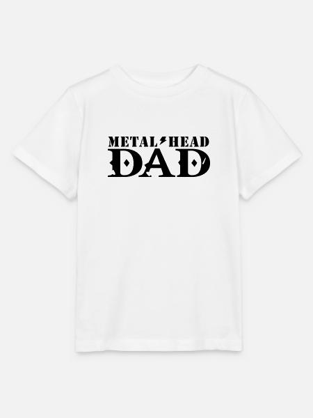 metal head papa - Stanley/Stella Kinder T-Shirt MINI CREATOR - Weiß