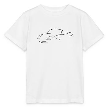 Miata NA black - Stanley/Stella MINI CREATOR Kids’ T-Shirt - white - Front - Maike (125cm)