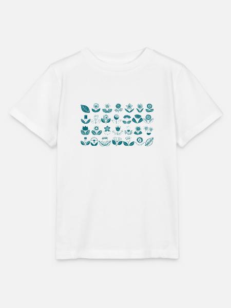 BIB NATURE - Stanley/Stella Kinder T-Shirt MINI CREATOR  - Weiß