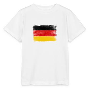Drapeau Allemagne - T-shirt bio MINI CREATOR Stanley/Stella Enfant - blanc - Devant - Maike (125cm)