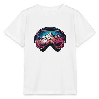 Lunettes de ski Montagnes Ski - T-shirt bio MINI CREATOR Stanley/Stella Enfant - blanc - Devant - Maike (125cm)