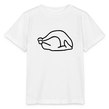 Truthahn - Stanley/Stella Kinder T-Shirt MINI CREATOR  - Weiß - Vorne - Maike (125cm)