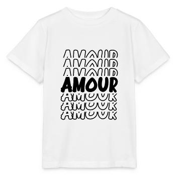 Amour - Stanley/Stella MINI CREATOR Kids’ T-Shirt - white - Front - Maike (125cm)