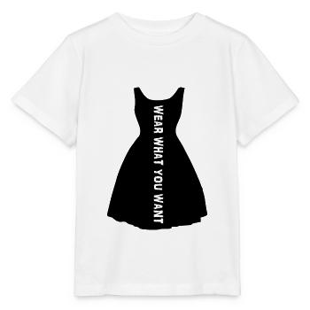wear what you want - Stanley/Stella Kinder T-Shirt MINI CREATOR  - Weiß - Vorne - Maike (125cm)